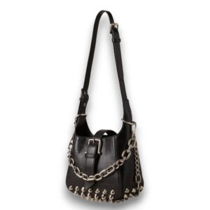 studded gothic bucket bag
